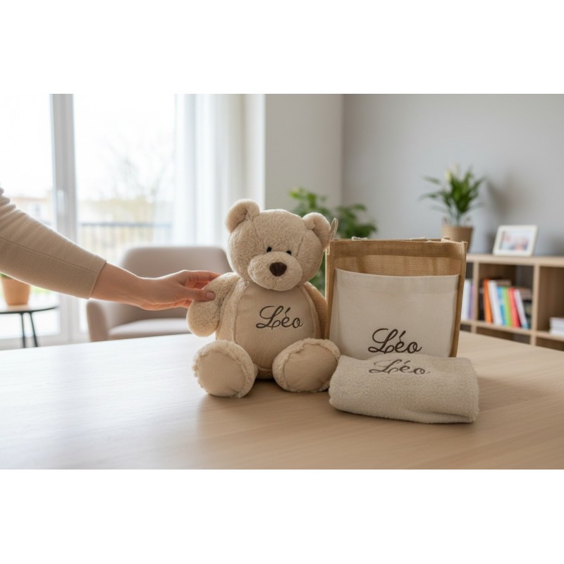 Pack Peluche+sac+serviette