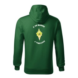 Sweat à capuche 2e RIMA 4eme Compagnie - 320g/m² | Walsam