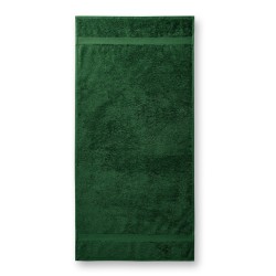 Serviette Brodée Personnalisée - Coton Qualité Pro vert foncé