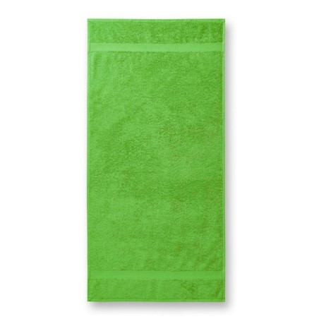 Serviette Brodée Personnalisée - Coton Qualité Pro vert