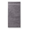 Serviette Brodée Personnalisée - Coton Qualité Pro Gris argent