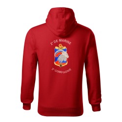 Sweat à capuche 2e RIMA 2eme Compagnie - 320g/m² | Walsam